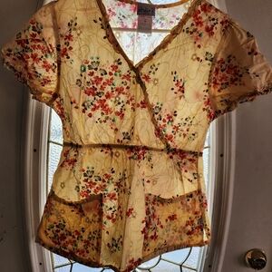 Womens scrub top